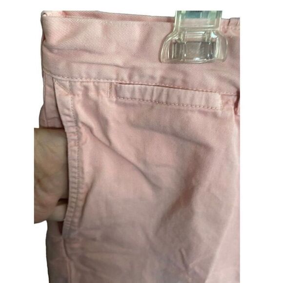 J. crew men’s Stanton, pink chino cotton ￼ classic shorts, size large in time - Picture 3 of 6